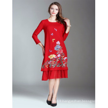 Alibaba Red Summer Wholesale Robe Casual